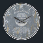 Vintage Uhr der französischen Mauer<br><div class="desc">Vintage französische Maueruhr</div>