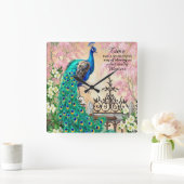 Vintage Uhr der Pfauenzeit (Zuhause)