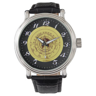 Vintage Uhr der Radiosendungs-Skala