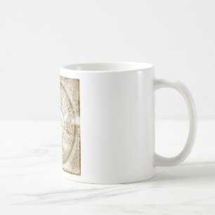 Vintage Uhr Kaffeetasse