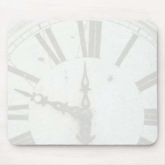Vintage-Uhr-Mauspad Mousepad (Vorne)