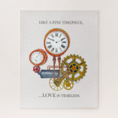 Vintage Uhr Puzzle (Vertikal)
