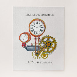Vintage Uhr Puzzle