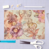 Vintage Uhr Seidenpapier (Handwerk)