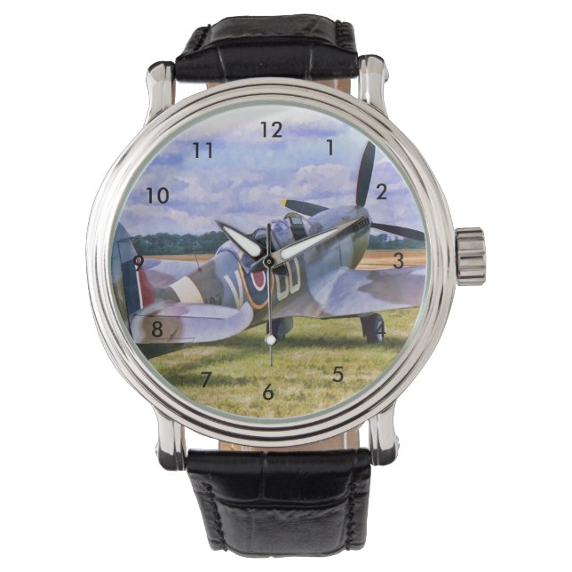 Vintage Uhr - Spitfire-Design (Vorderseite)