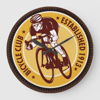 Vintage Uhr-Wahlen des Fahrrad-12 Große Wanduhr