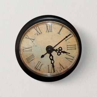 Vintage-Uhr-Zifferblatt-Knopf Button