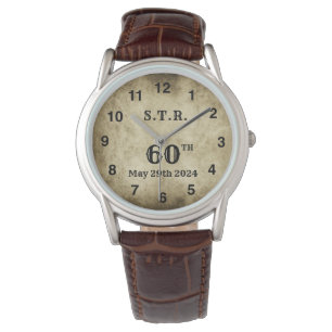Vintage-Uhr zum 60. Geburtstag - Anpassbar Armbanduhr