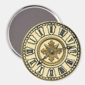 Vintage Uhren Magnet (Vorderseite/Rückseite)
