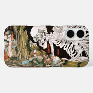 Vintage Ukiyo-e Kuniyoshi Skelett-Spuk-Art iPhone 16 Hülle