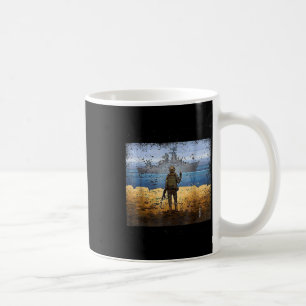 Vintage Ukraine Briefmarke Flagge Stolz 1  Kaffeetasse