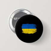 Vintage Ukraine-Flagge als ukrainisches Geschenk  Button (Vorne & Hinten)