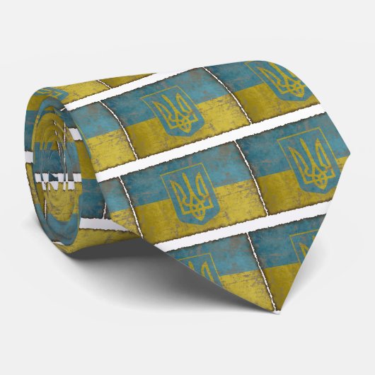 Vintage Ukraine Krawatte (Gerollt)