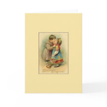 Vintage Ukrainisch/Russische Osterkarte