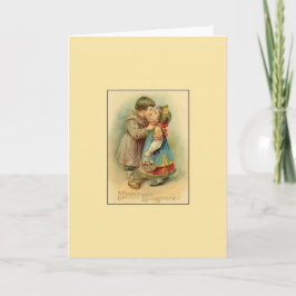 Vintage Ukrainisch/Russische Osterkarte Feiertagskarte