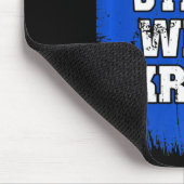 Vintage ukrainische Flagge Ukraine Patriotisch Mousepad (Ecke)