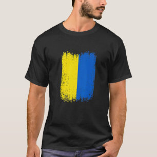 Vintage ukrainische Nationalflagge Patriotisch T-Shirt