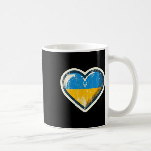 Vintage ukrainischer Bynner-Fan Ukraine-Flagge Ret Kaffeetasse