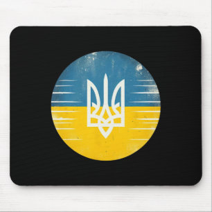 Vintage Ukrainischer Bynner Fan Ukraine Flagge Ret Mousepad