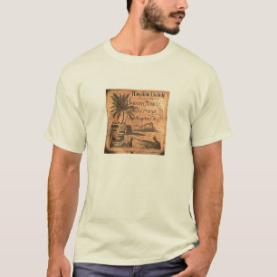 Vintage Ukulele Etikett-Shirt T-Shirt
