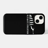 Vintage Ultimate Frisbee Sport Evolution iPhone Hülle (Rückseite (Horizontal))