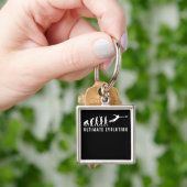 Vintage Ultimate Frisbee Sport Evolution Schlüsselanhänger (Hand)