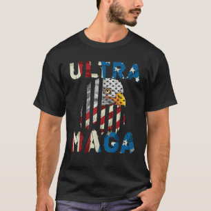 VINTAGE ULTRA MAGA EAGLE FLAG VEREINIGTE STAATEN A T-Shirt
