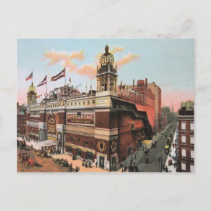 Vintage um 1910 The Hippodrome, New York City Postkarte