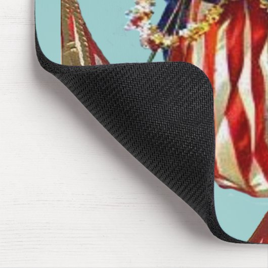 Vintage Unabhängigkeit und Freiheit Mousepad (Ecke)