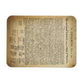 Vintage Unabhängigkeitserklärung Magnet (Horizontal)