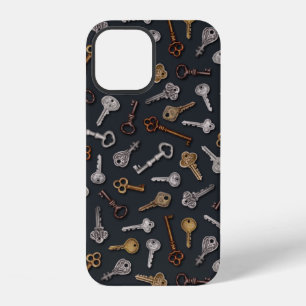Vintage- und Antik-Schlüssel iPhone 12 Hülle