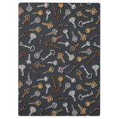 Vintage und antike Tasten Klemmbrett (Rückseite)