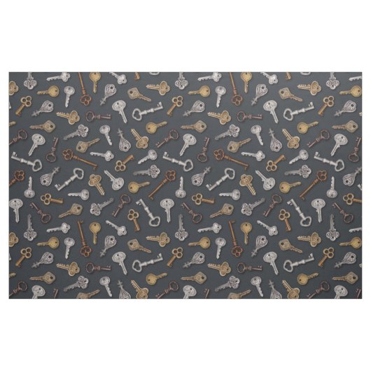 Vintage und antike Tasten Stoff (Fat Quarter (45,7 x 55,9 cm))