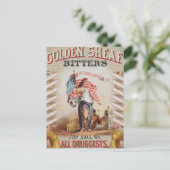 Vintage und Golden Sheaf Bitters Postkarte (Stehend Vorderseite)