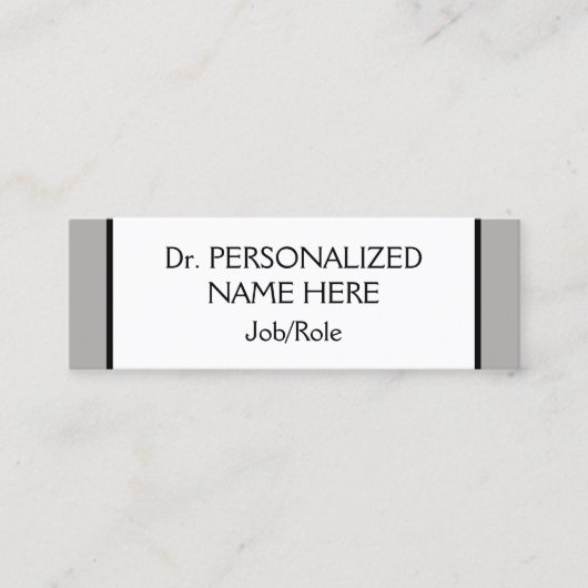 Vintage und klassische Berufliche Visitenkarte (Vorderseite)