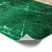 Vintage und kratzfeste Flagge Mexikos Poster (Ecke)