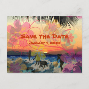 Vintage und Retro, Save the Date Postkarte