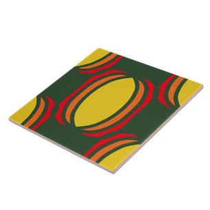 Vintage und rückwirkende Keramik Fliese