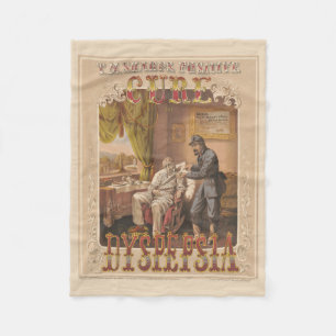 Vintage und T.M. Sharps Positive Heilung bei Dyspe Fleecedecke