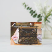 Vintage Underwood Typier Postkarte (Stehend Vorderseite)