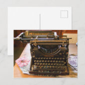 Vintage Underwood Typier Postkarte (Vorne/Hinten)