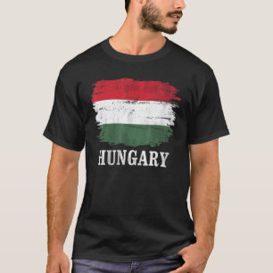 Vintage ungarische Flagge T-Shirt