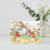 Vintage ungarische Postkarte für Ostern (Stehend Vorderseite)