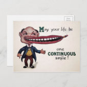 Vintage ungerade Viktorianische Postkarte (Vorne/Hinten)