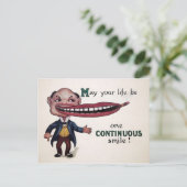 Vintage ungerade Viktorianische Postkarte (Stehend Vorderseite)