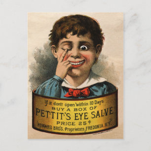 Vintage ungewöhnliche Werbepostkarte Postkarte