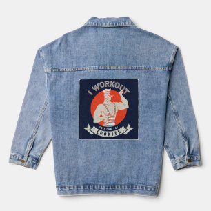 "Vintage Uni - klassisches Retro-Design" Jeansjacke