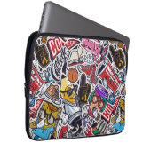Vintage Uni Pop Laptopschutzhülle (Vorne Rechts)