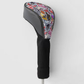 Vintage Uni Retro Golf Head Cover Headcover (angewinkelt)
