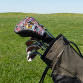 Vintage Uni Retro Golf Head Cover Headcover (In SItu)
